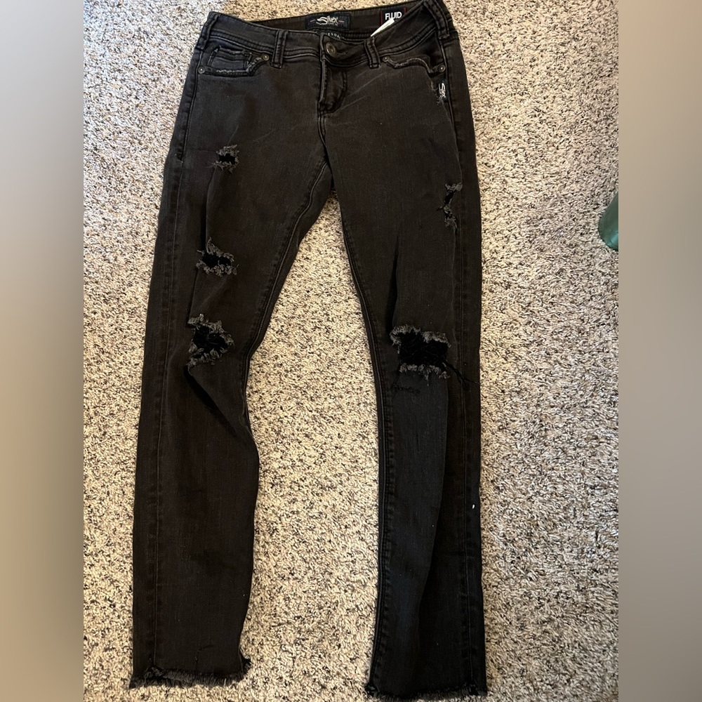 Silver jeans